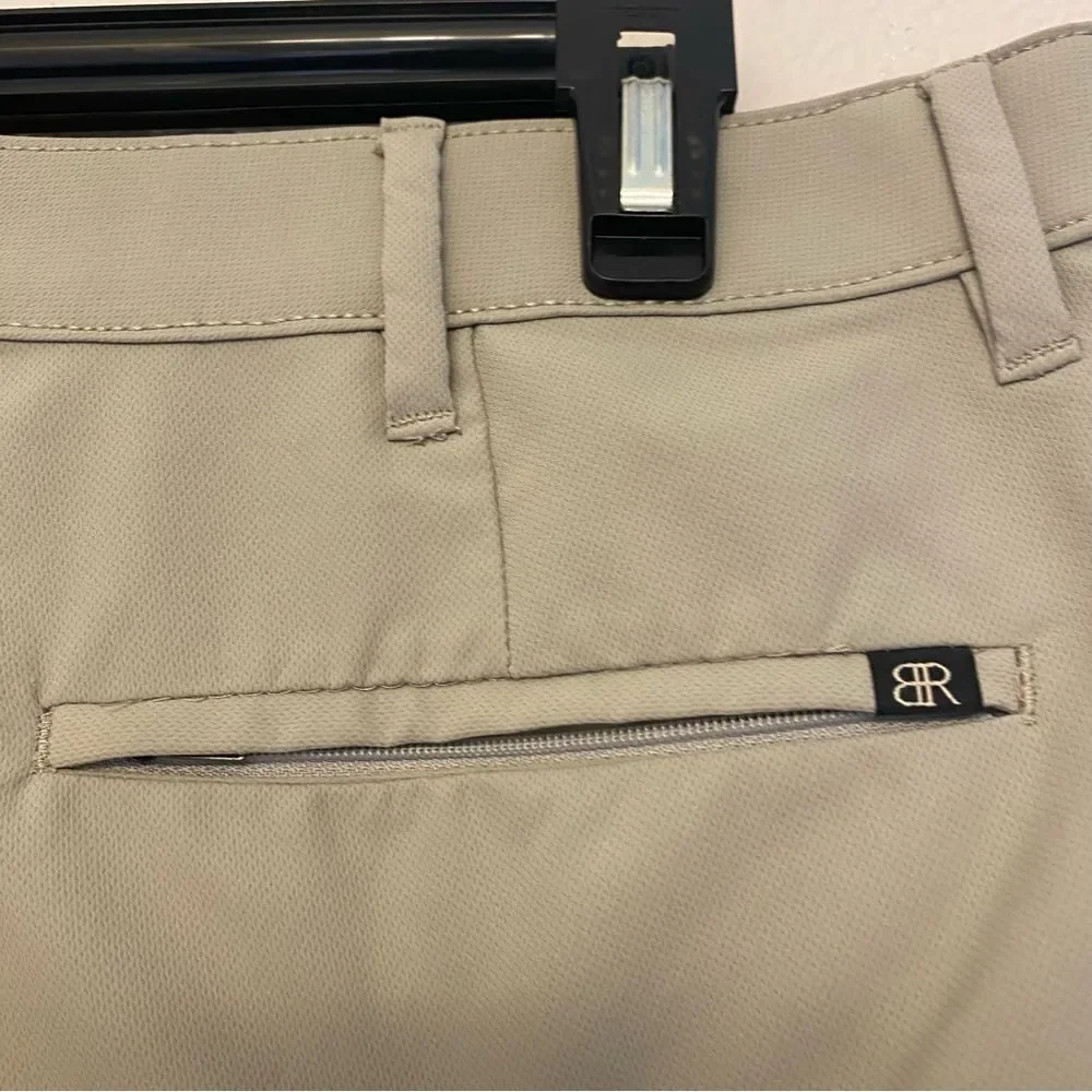 Banana Republic tan stretch Chino khaki work golf Pants 34x30
